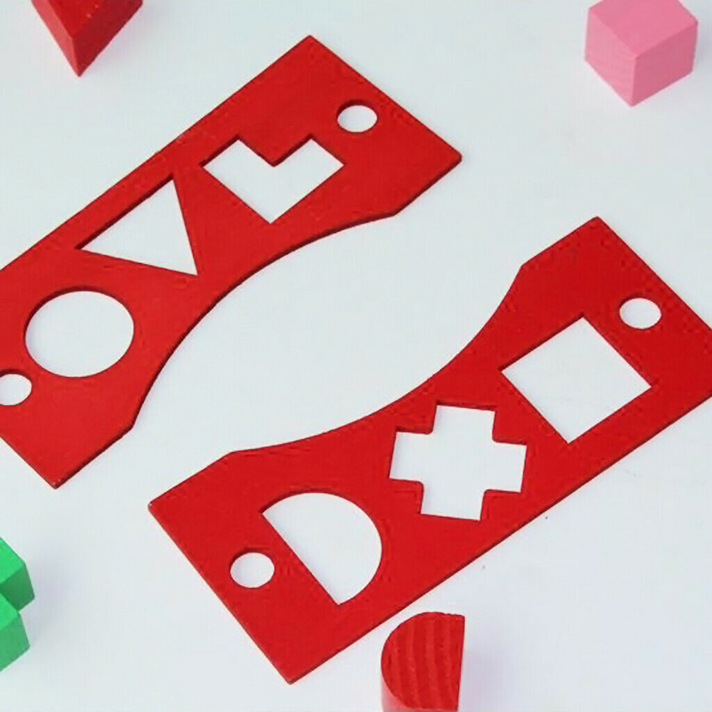 Colorful Number and Shape Blocks Educational Math Training Interactive Toys