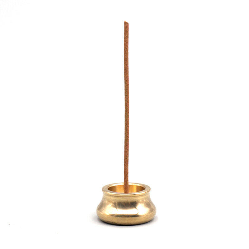 1pcs Bowl Shape Brass Incense Burner Holder for Incense Stick Home Decoration