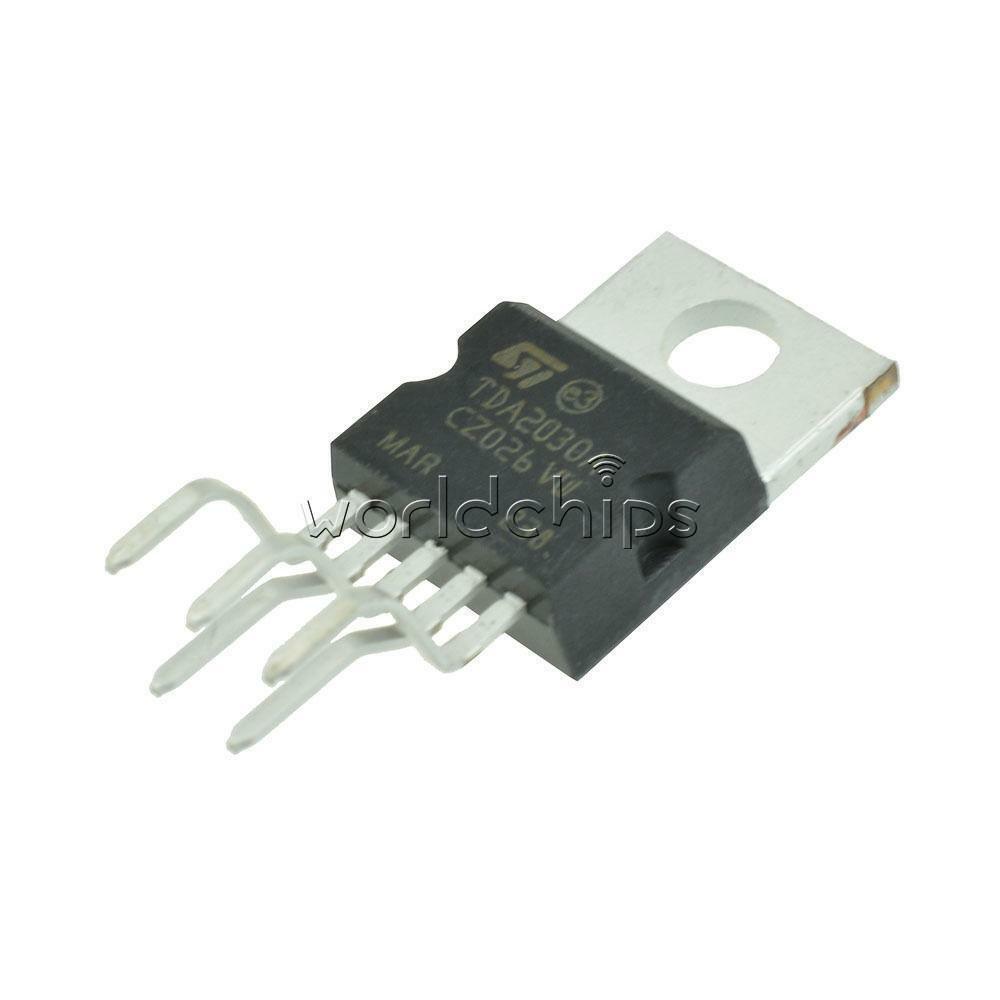 10PCS ST TDA2030A TDA2030 TO-220 18W Hi-Fi Amplifier 35W Low Power Driver IC