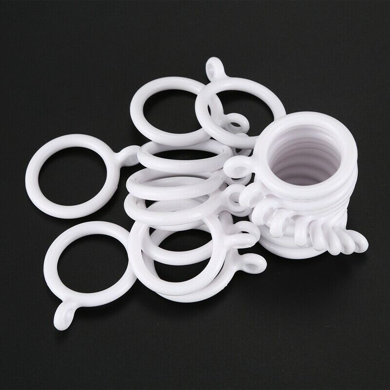 20X White 25Mm Inner Plastic Curtain s W8V8V8