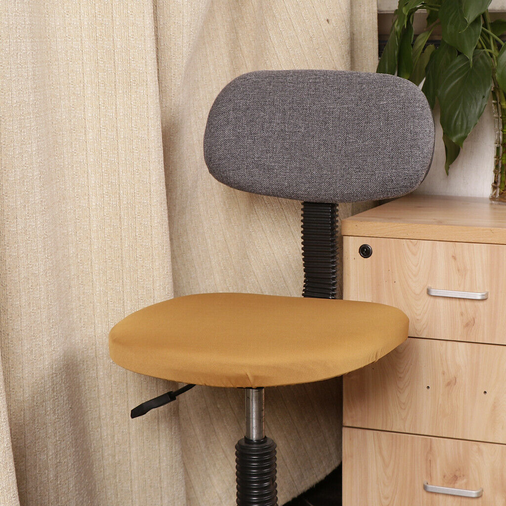 Dustproof Office Bar Stool Chair Seat Covers Kitchen Chair Seat Cushion