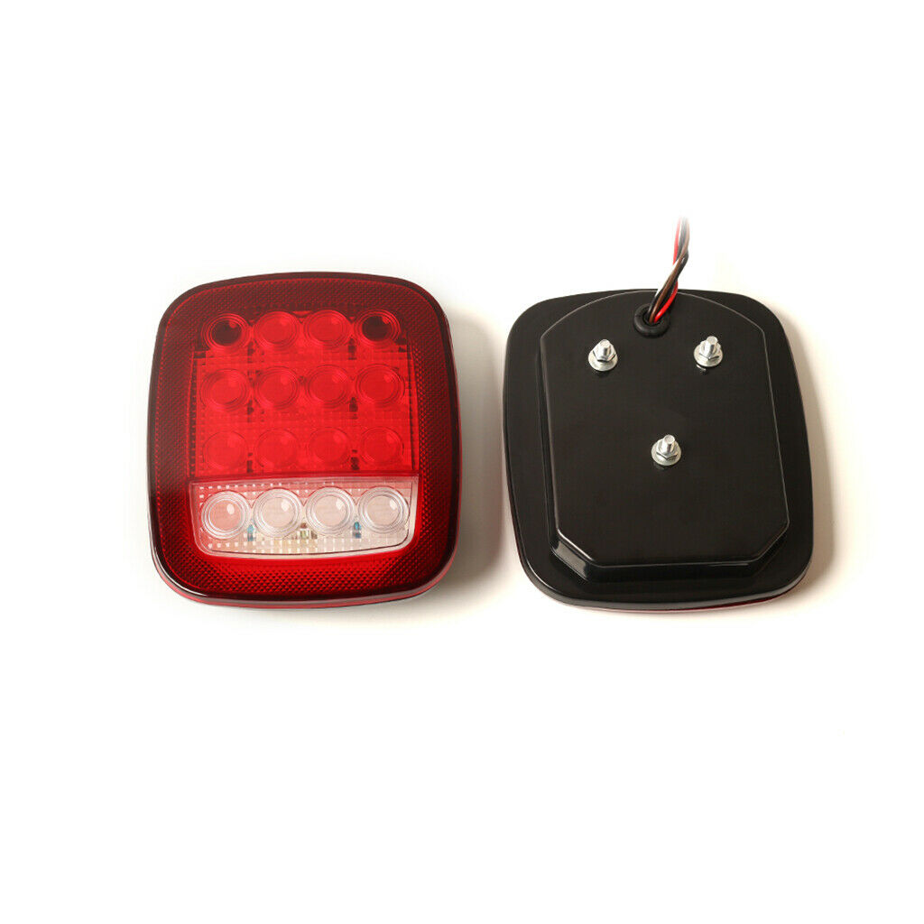 2x 16LED Brake Stop Turn Tail License Light for Jeep Wrangler JK TJ YJ Truck