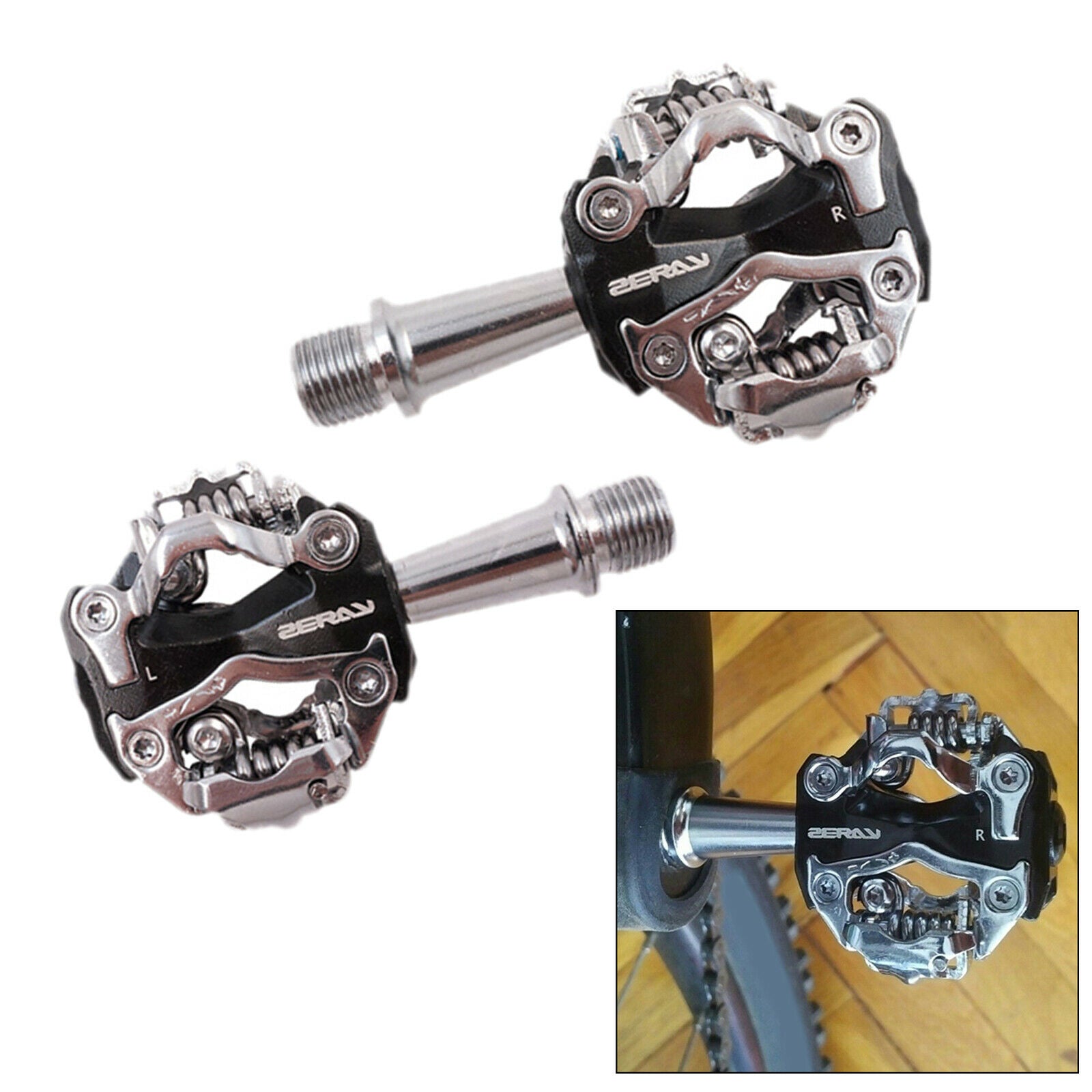 Deluxe Clipless Pedals Mountain Bike Self-locking Bicycle Pedal Refit Parts