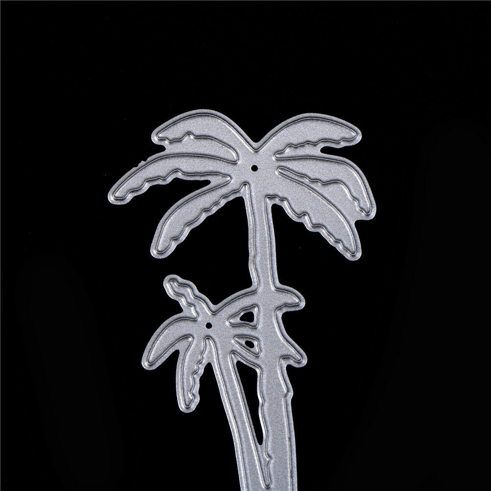 coconut tree cutting die stencil for scrapbooking album card embossing cra.l8