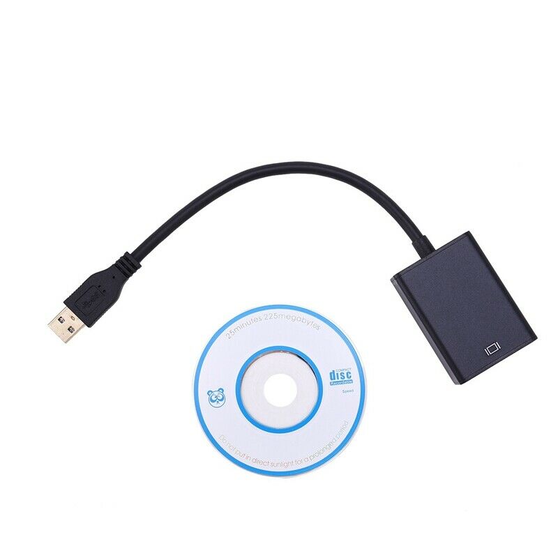 Usb 3.0 To mi  1080P tv Audio Video Adapter Converter Cable For Windows 7/8/10C9
