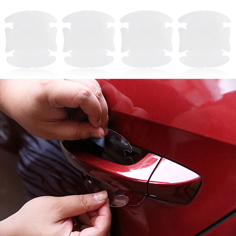 5 Pcs Exact Fit Invisible Car Door Handle Paint Protective Film Sheet  ihJ Tt