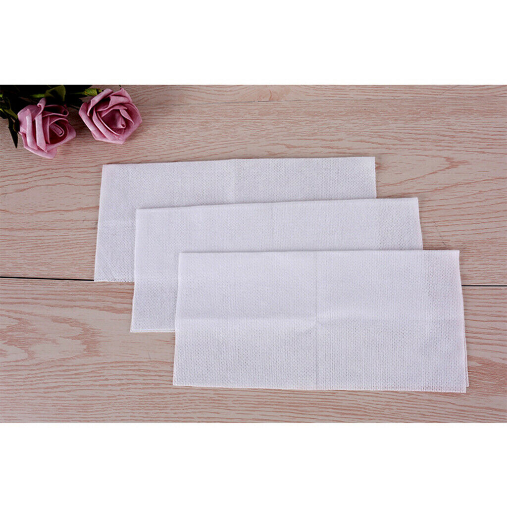 100 Pack Fabric Washcloth for All Skin Types Dry Wipes for Spa Salon Travel
