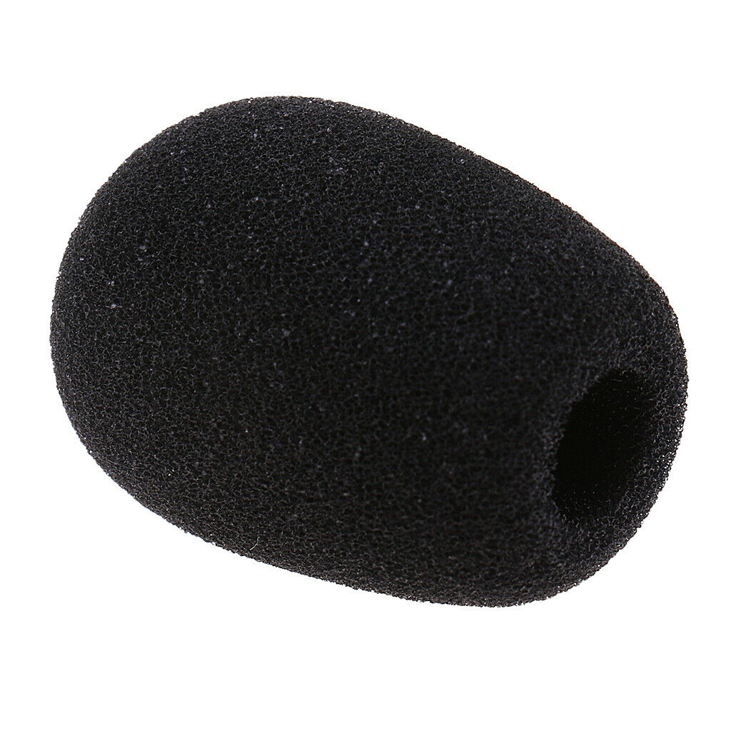 1x Microphone Headset Sponge Cover Foam Protector Windshield Windscreen Accs