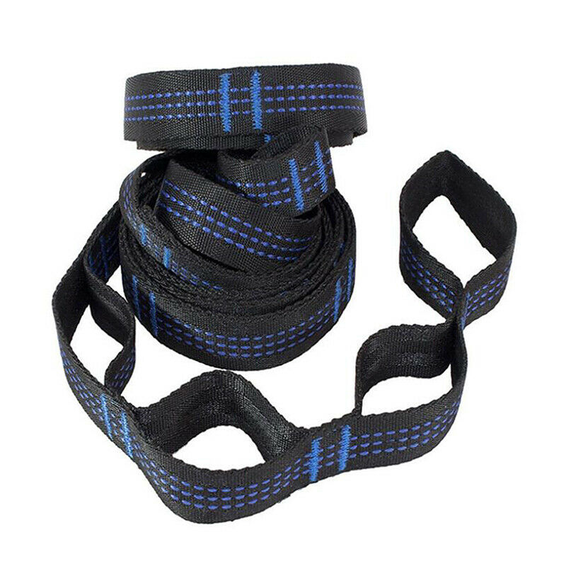 2Pcs Heavy Duty Hammock Strap Tree Hanging Belt Outdoor Camping ClotheslineYXDD