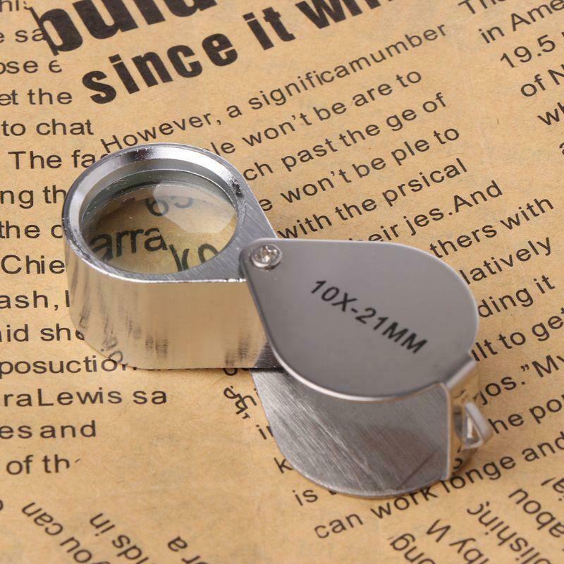 Mini Triplet Jeweler Eye Loupe Magnifier Magnifying Glass Jewelry Diamond Hot