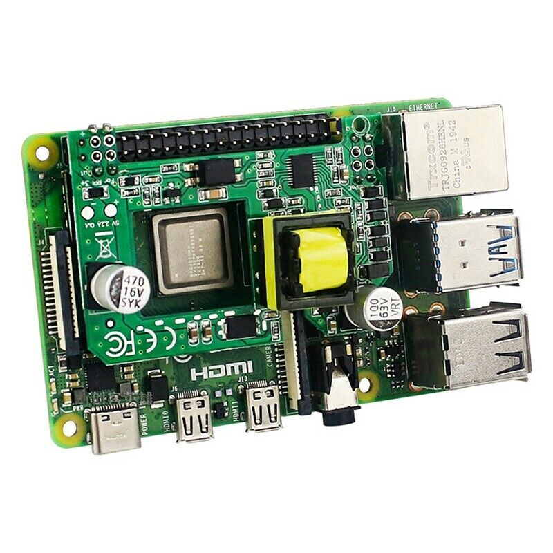 for Raspberry Pi 4B POE Module Power Over Ethernet IEEE 802.3Af Standard SwiO2W4