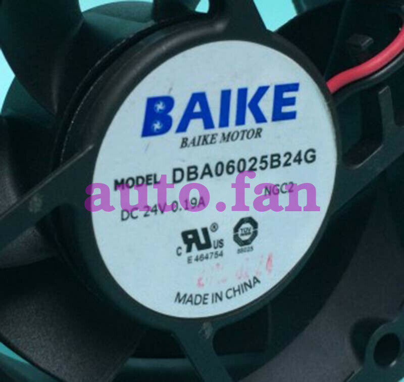 Applicable for DBA06025B24G BAIKE DC24V 0.19A cooling fan
