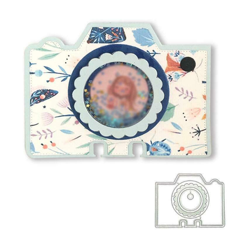 Camera Case Metal Cutting Dies Stencil DIY Scrapbook Album Paper Card Template