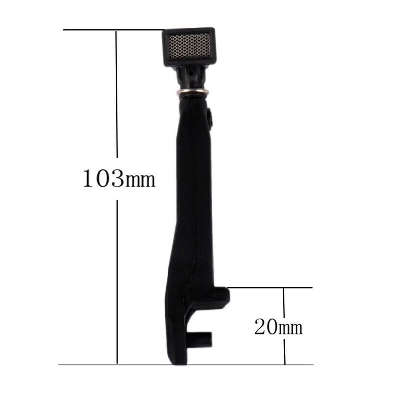 Black Rubber Snorkel for 1/10 RC Cler Car Traxxas -4 Defender 4 T4 AccessoriesC7