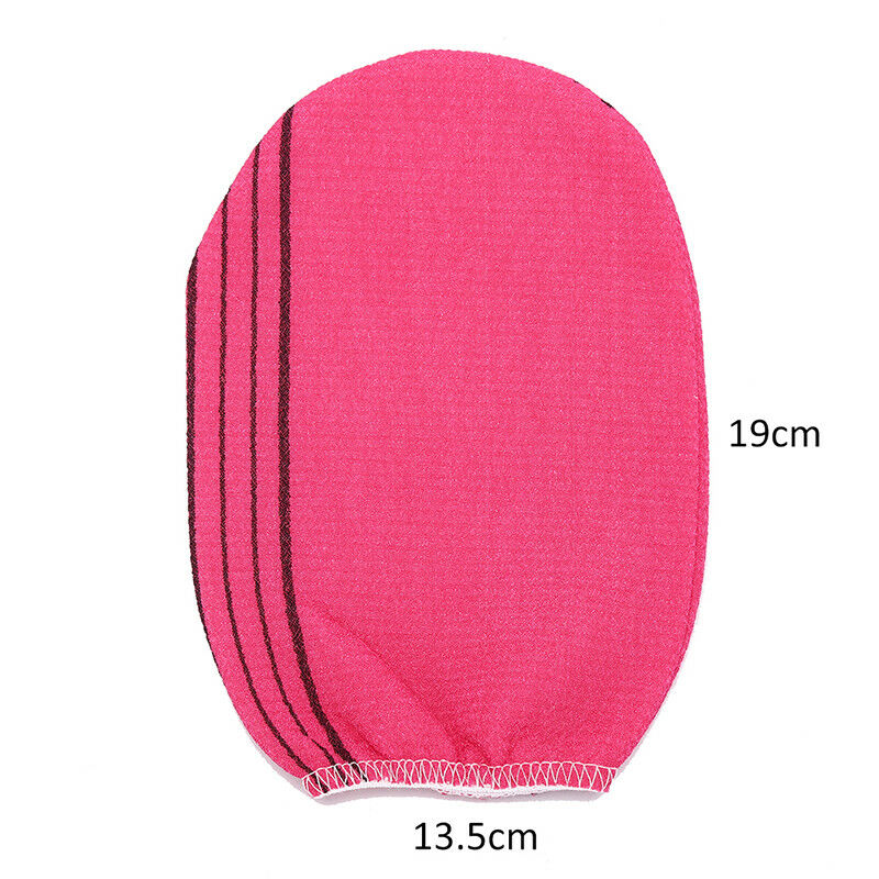 Bath scrub mitt gloves massage scrubber shower wash skin spa shower tools.l8