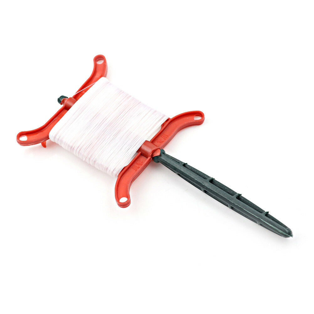 50M Flying Kite Line Polyester WhiteColor Line Board Outdoor KiteFlying To.l8
