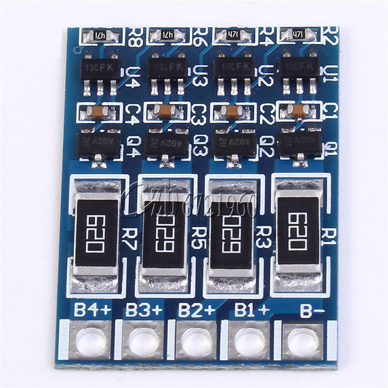 4S 4.2V 68mA 18650 Lithium Battery Charge Balance Protection Board 14.4V 16.8V