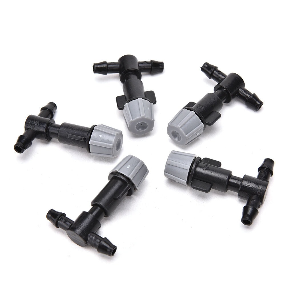 5pcs Flower Plant Garden Misting Atomizing Sprinkler Nozzles Tee Gre.l8