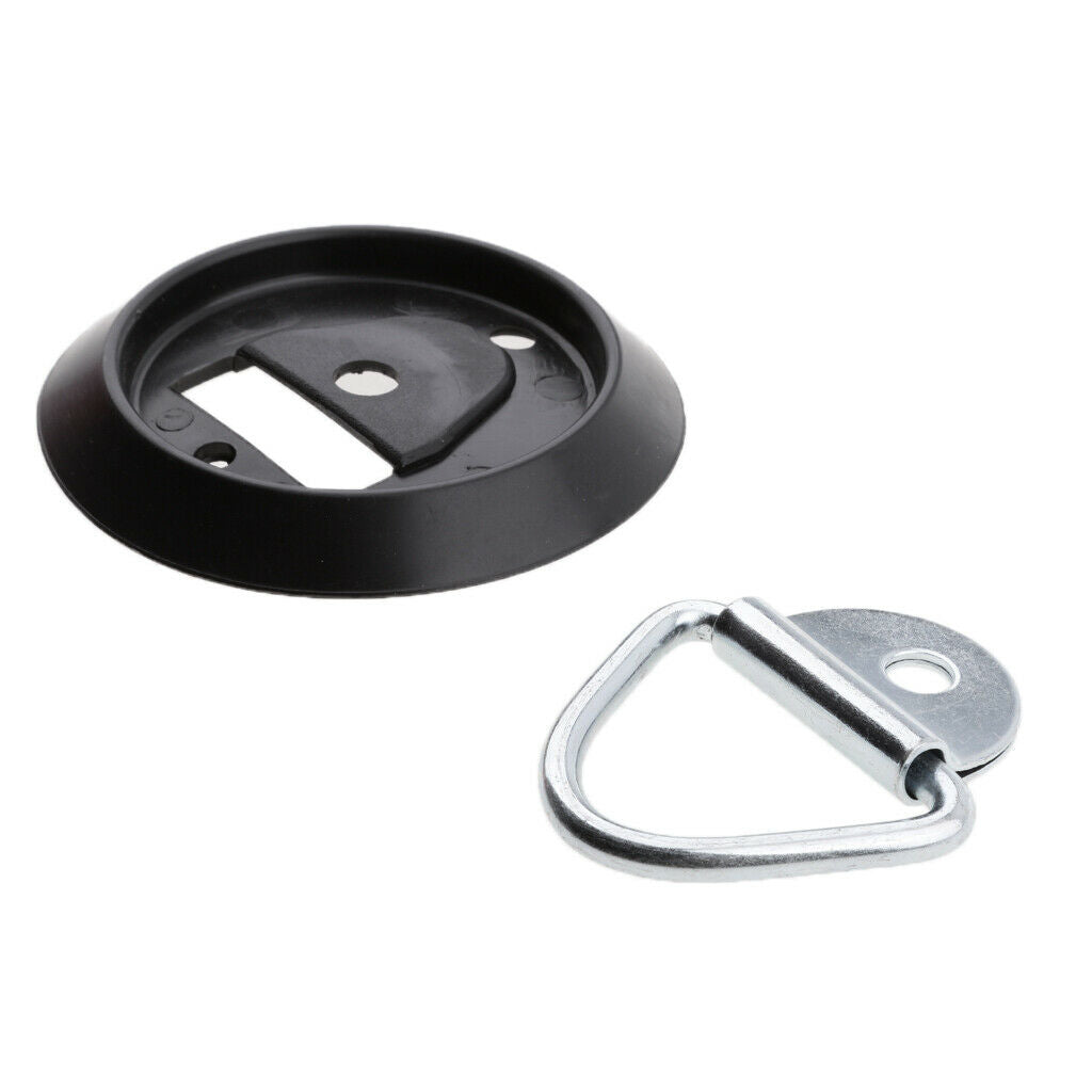 Recessed D Ring Flatbed Truck Car Trailer Tie Down Strap Rope Rings