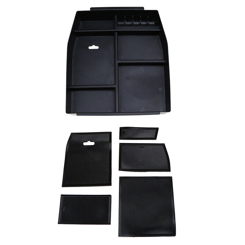 For Ford F-150 2009-2022 Car Auto Center Console Armrest Storage Box Tray