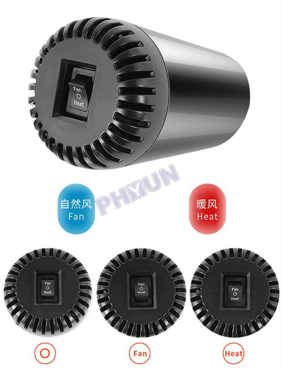 200W Car Heater Heating Cooling Fan Defroster Demister 3 In 1 DC 12V Universal
