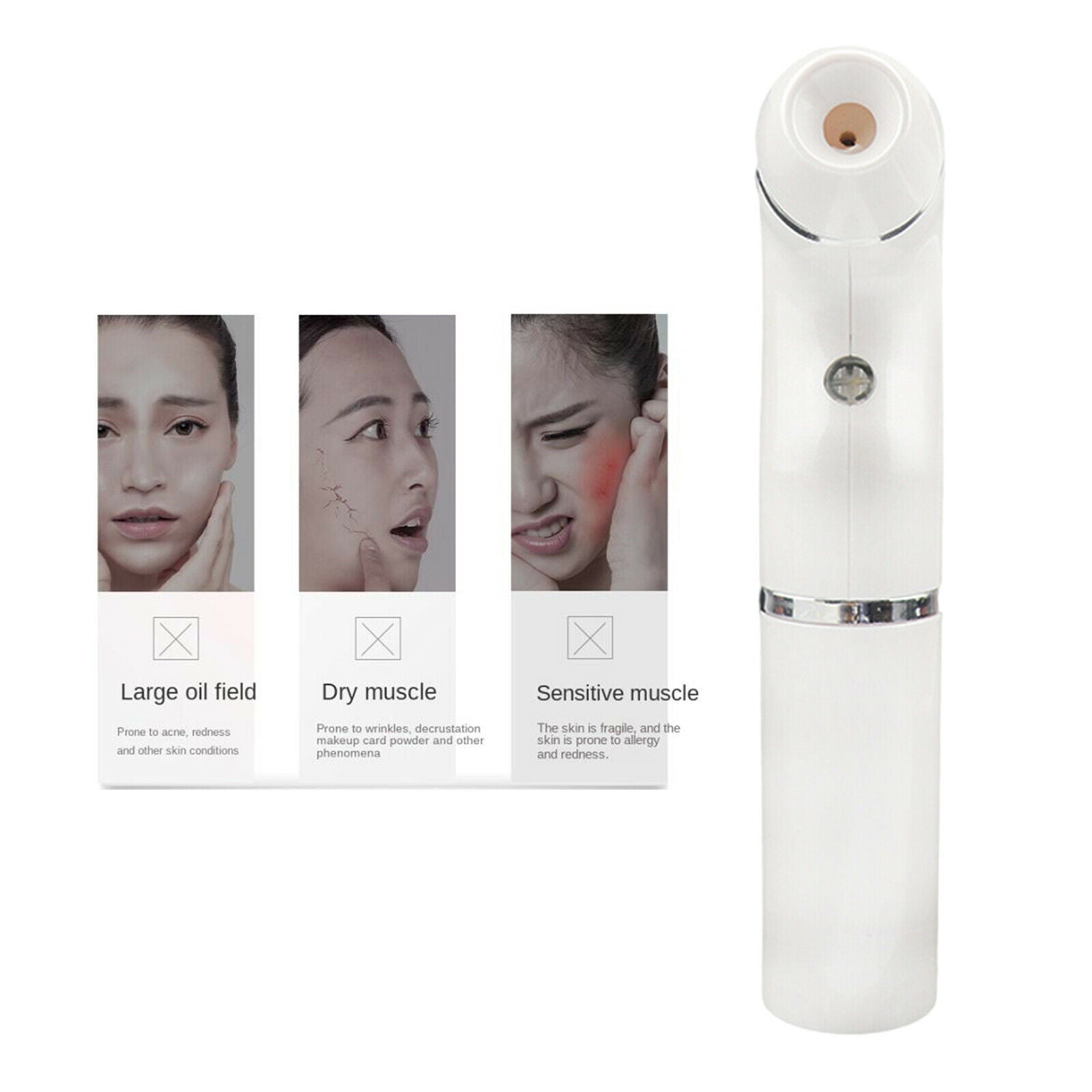 Portable USB Oxygen Injection Nano Facial Mister Spray Gun Face Sreamer