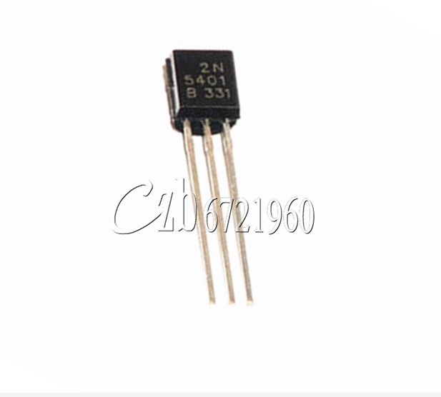 100PCS 2N5401 PNP Transistor 150V 600 mA TO-92 Package New