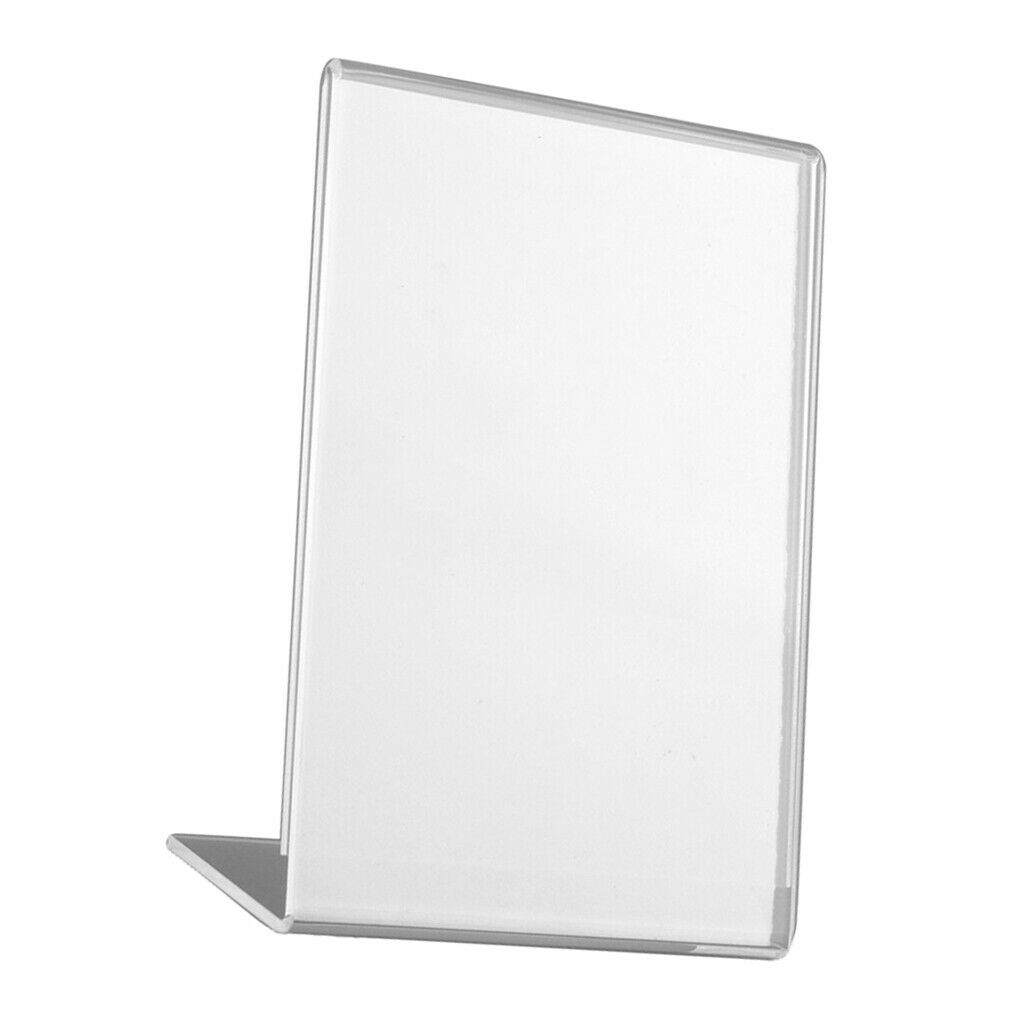 Acrylic Photo Frame Poster Picture Holder Standing Display Memories Gifts