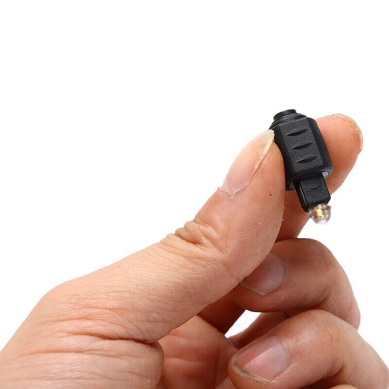Mini Optical Audio Adapter 3.5MM Female Jack To Digital Male Plug for Amp.l8