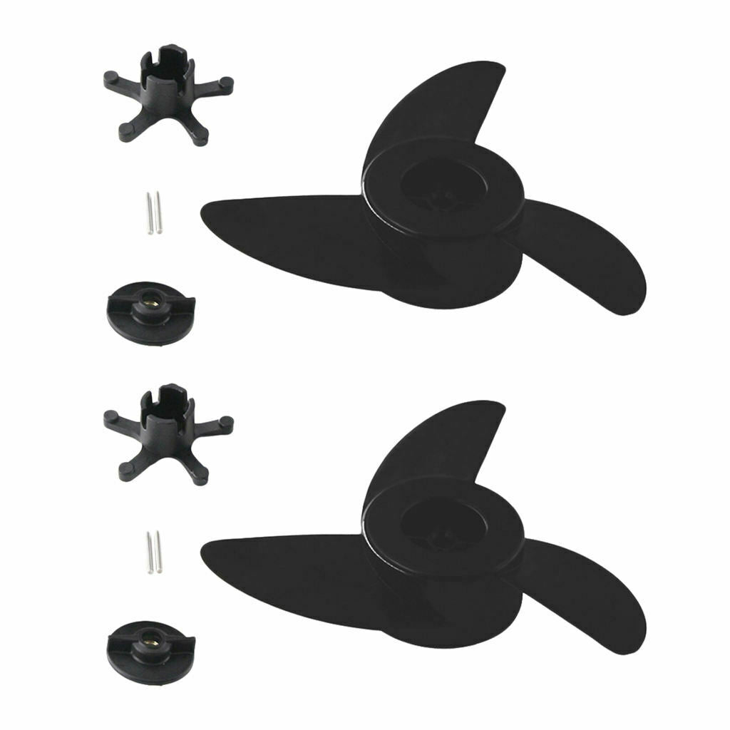 2 Pieces Kayak Propeller Fishing Boat Prop Blades Outboard Accessories