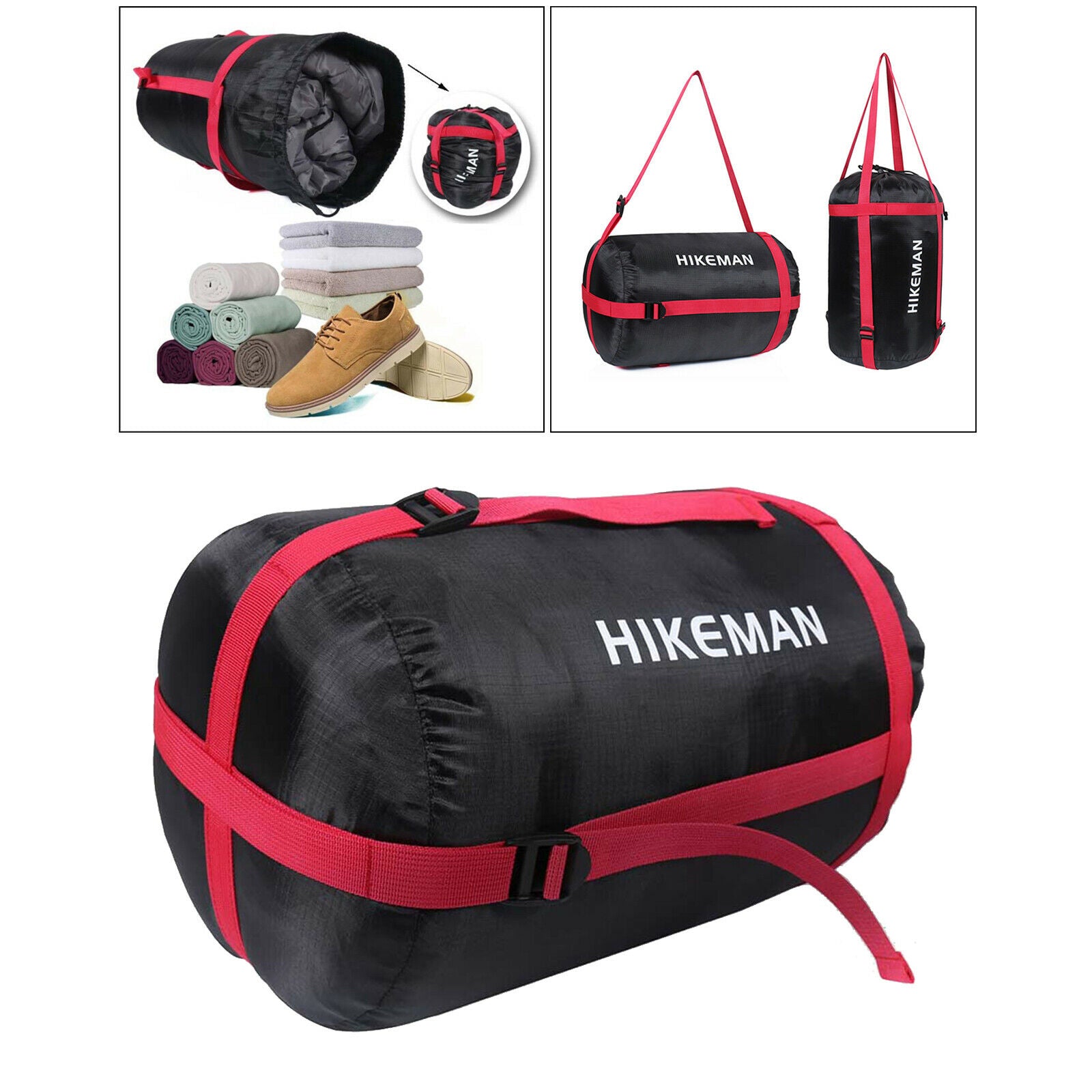Durable Stuff Sacks Reusable Ditty Bag Storage Pouch for Camping Travelling