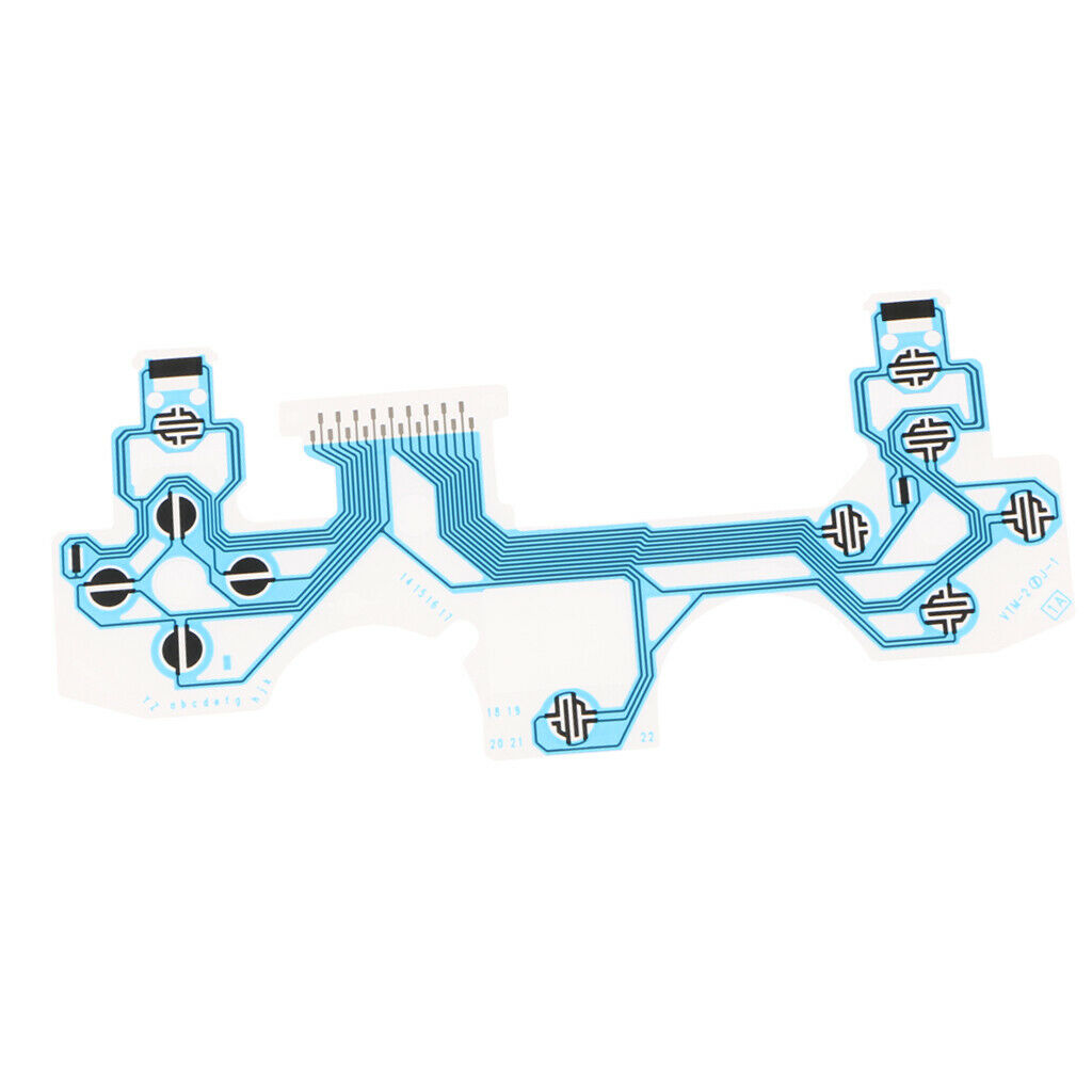 Conductive Film Keypad Flat Flex Ribbon Cable For Sony PS4 Controllers Blue