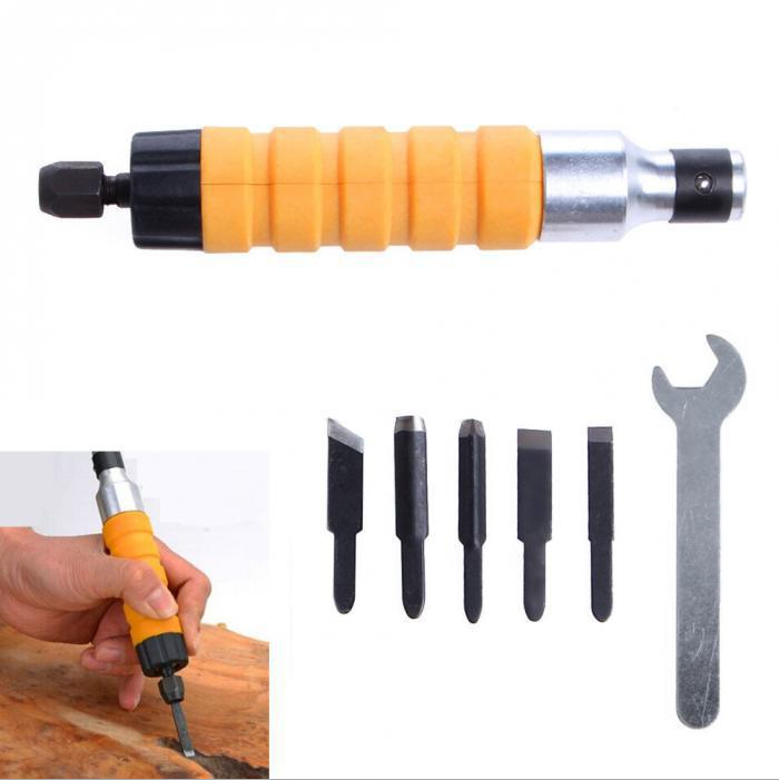 Wood Chisel Carving Knives Wrench Flexible Electric Drill Shaft Hand Tool Set