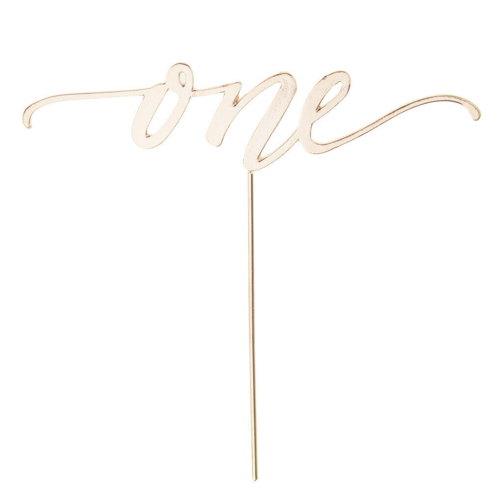 Gorgeous ONE Crystal Cake Topper for Kids 1st Birthday