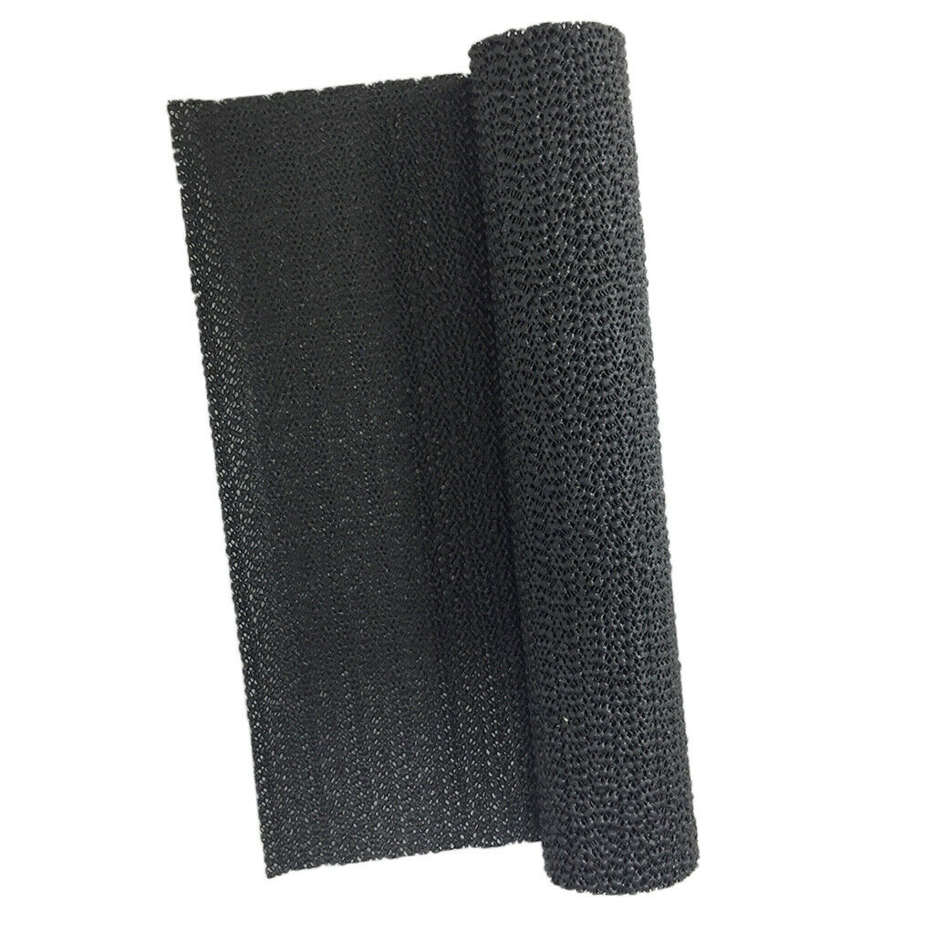 2pc Anti  Grip Pad Cupboard Cabinet Drawer Liner Mat Placemat Black Blue