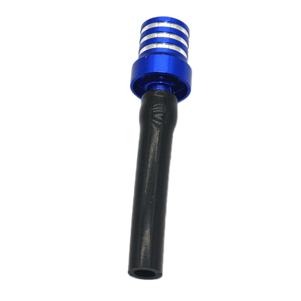 Gas Fuel Tank Cap Valve Vent Breather Hose Tube Blue - Universal Fit