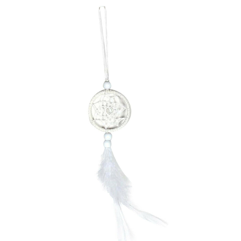 Crafts Dream Catcher Wind Chimes Handmade Dreamcatcher Net Hanging Car Decor