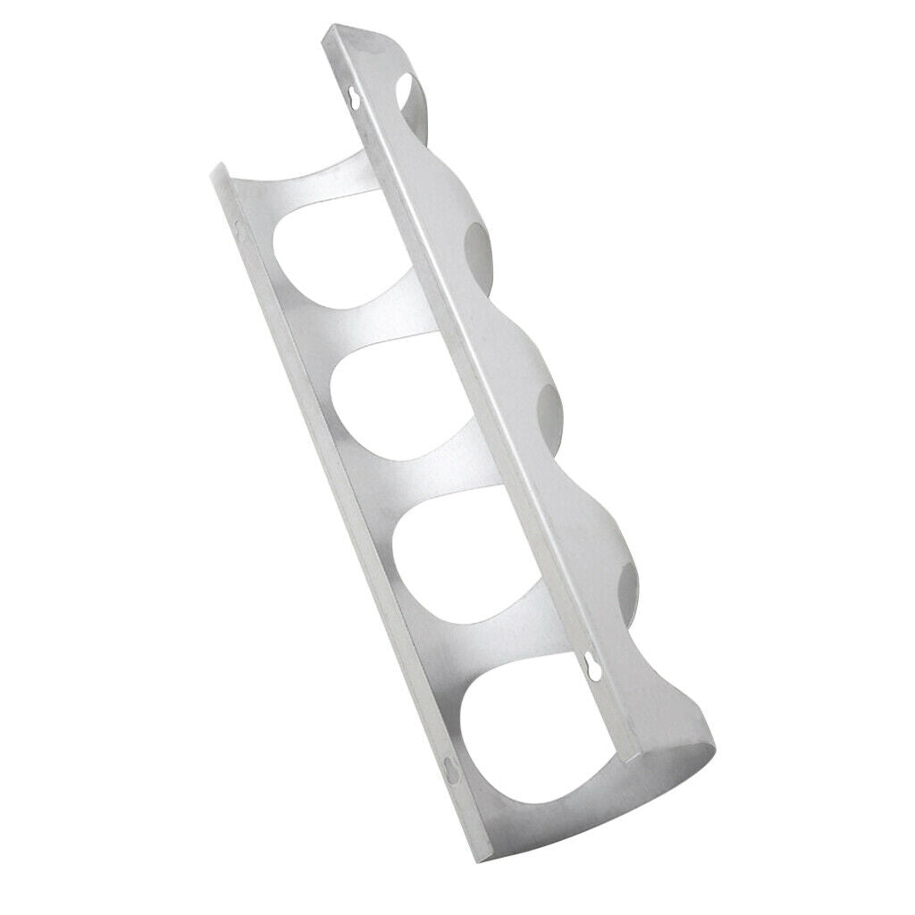 Stainless Steel Wine Holders Bottle Holder Wine Dispaly Rack 4-Bottle Holder
