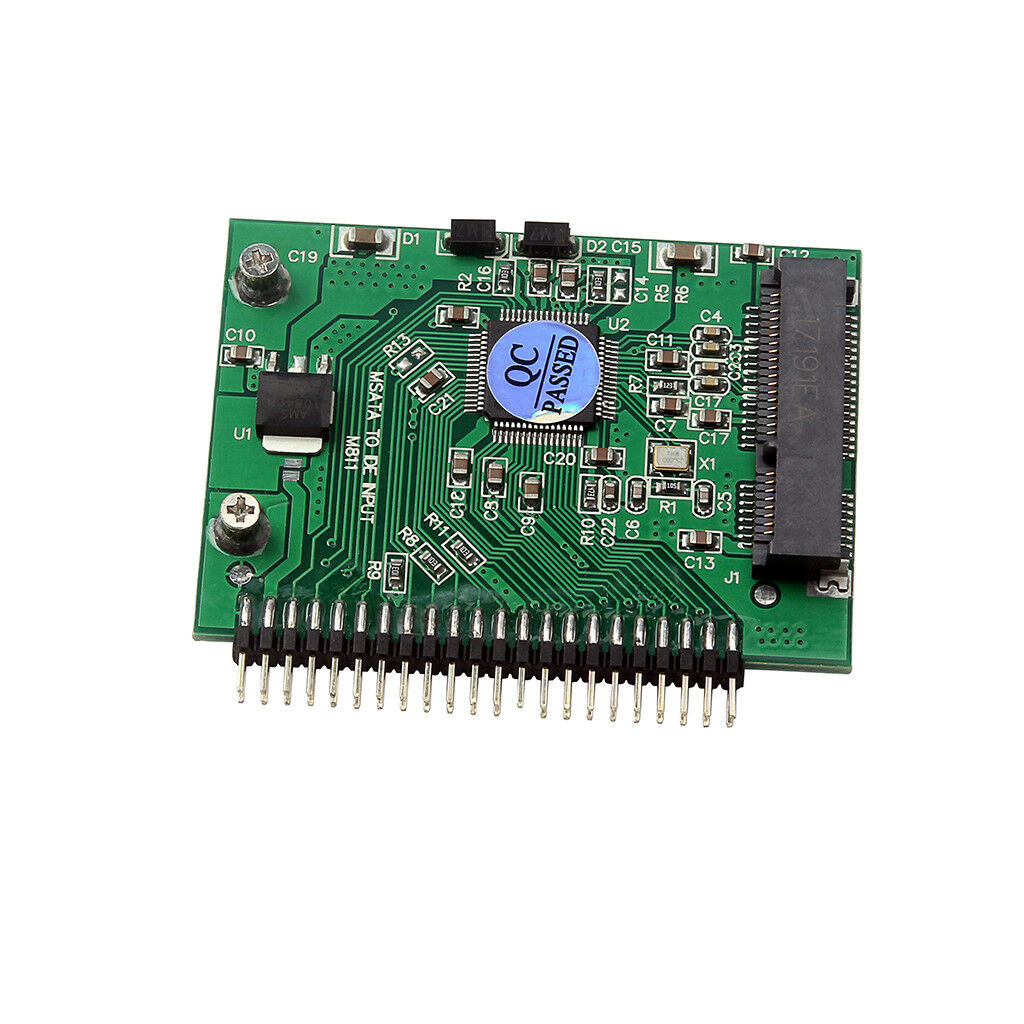 mSATA SSD to 44 Pin IDE Converter Adapter as 2.5 Inch IDE HDD 5 Volt For Laptop