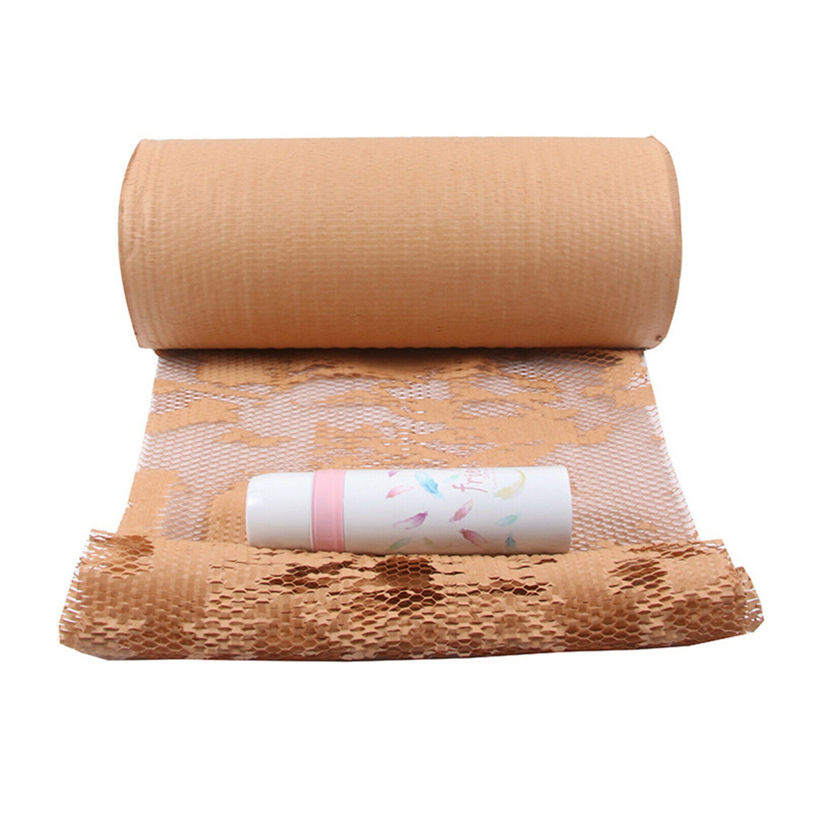 100 Sheets Honeycomb Padding Paper, Eco-Friendly Bubble Kraft Paper Wrapping for