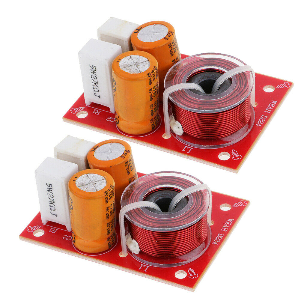 2Pack D224 80W Frequency Distributor for Home Speakers and Car Speakers DIY