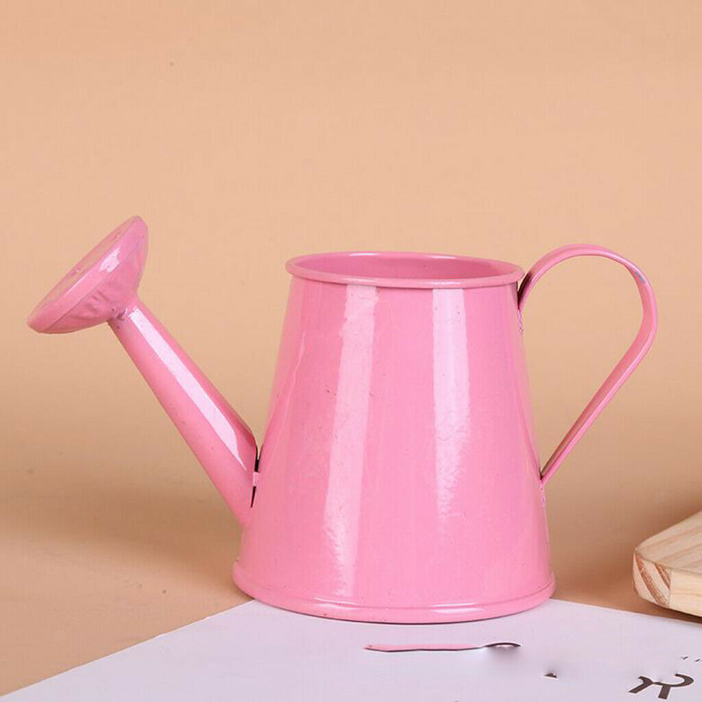 2x Pastoral Style Garden Plant Watering Can Long Mouth Flower Barrel Durable