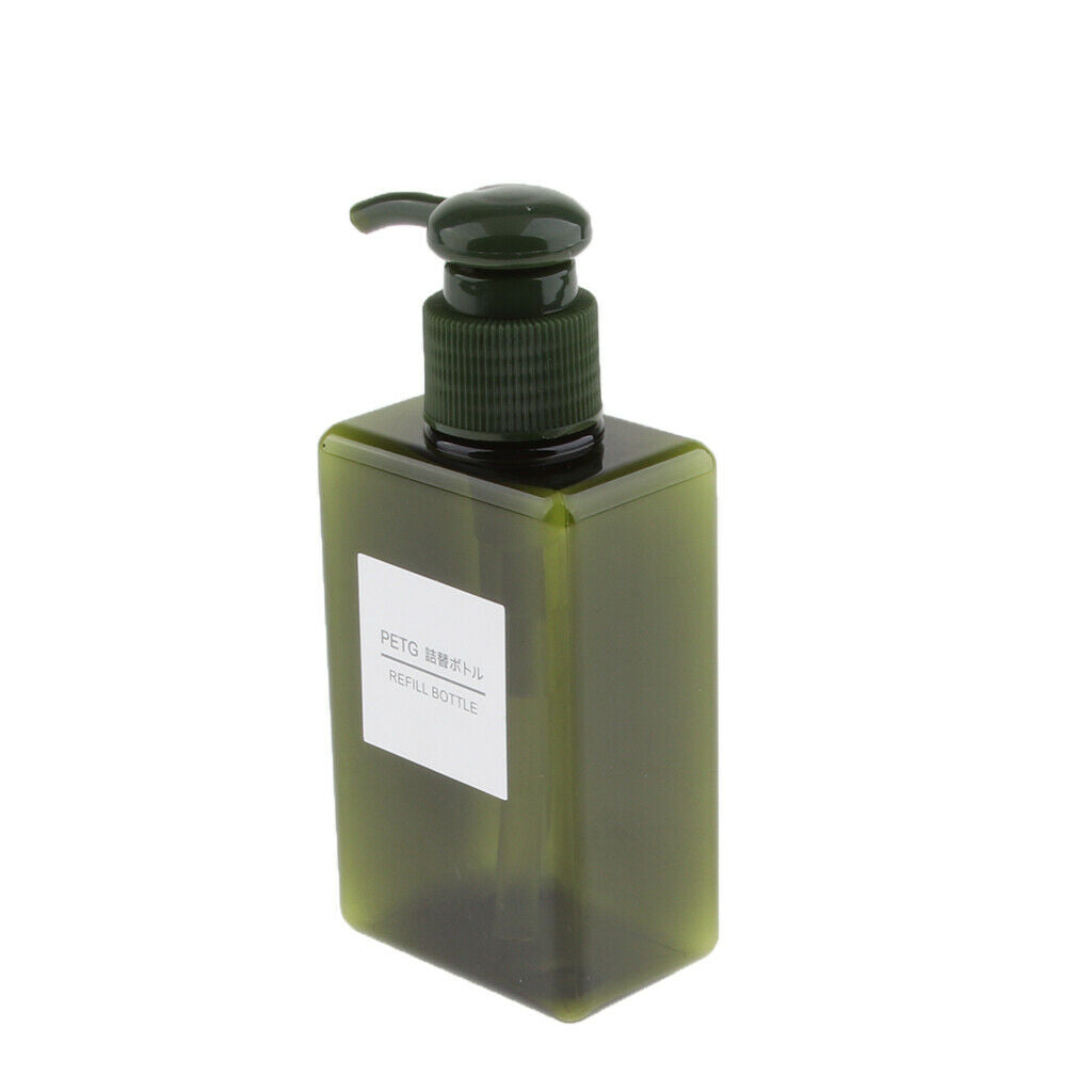 3pcs Foaming Soap Pump Dispenser Cosmetic Container Bottle Green