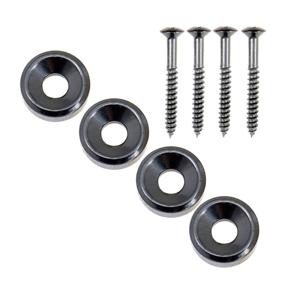 20 Pieces Electric Guitar Neck Mounting Ferrules (20x Bolts 20xScrews)