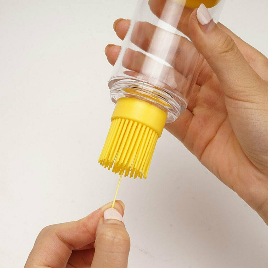 2 in 1 Basting BBQ Oil Bottle Cooking Utensils Brush Kitchen Accessories