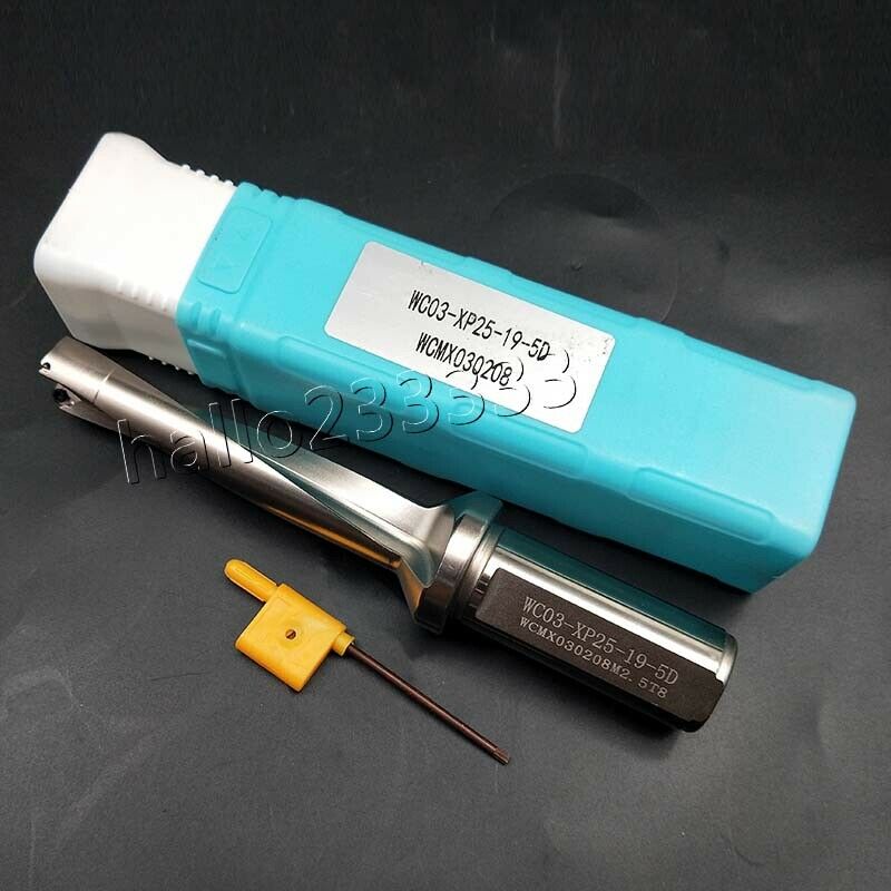 WC-19-5D-C25 Φ19-5D U drill indexable drill 19mm WC C25 5D for WCMX030208