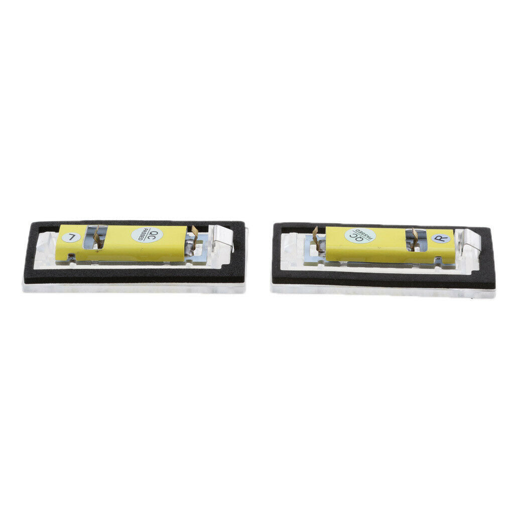 2 Pieces White 18LED License Number Plate Lights Lamps for BMW E39 5-Door