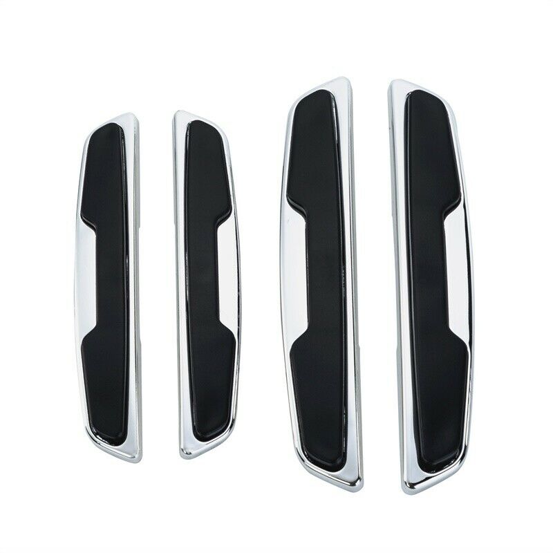 4 Pcs Car Door Edge Guards Anti-rub Trim Molding Strip Scratch Protector Black