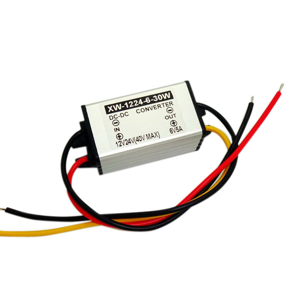 DC12V/24V To DC6V 5A 30W Step Down Power Supply Converter Regulator Module 45g