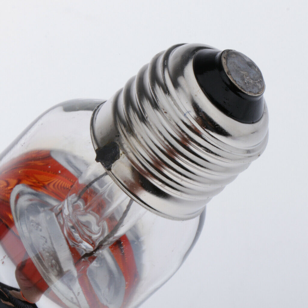 220V Basking Bulb Reptile Habitat Heat Light Bulbs Lamp 175W for Reptile Tank